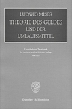 Theorie des Geldes und der Umlaufsmittel book image