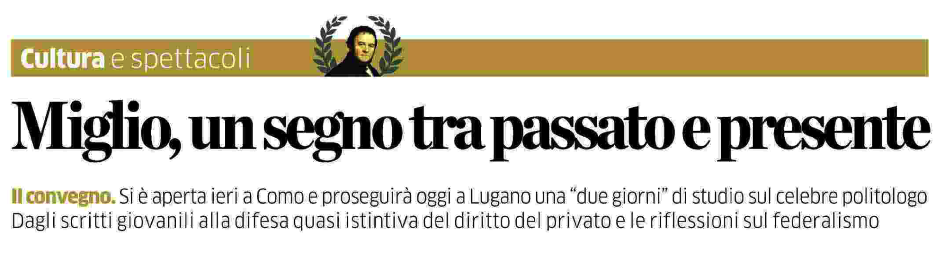 Istituto Liberale Gianfranco Miglio tra scienza politica e teoria
